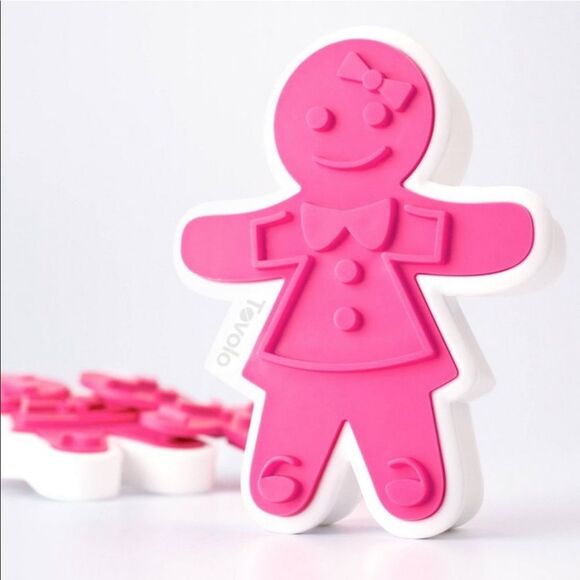 Tovolo Ginger Girl Cookie Cutter and 6 Stamps - Picture 4 of 11
